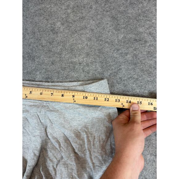 Vintage SO American Pep Squad Sweat Shorts Womens XL Gray Pull On Athleisure Y2K - Picture 4 of 6